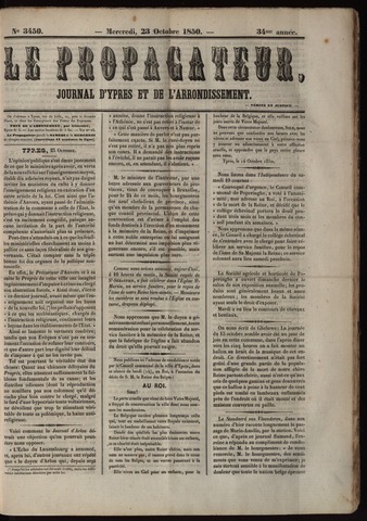 Le Propagateur (1818-1871) 1850-10-23