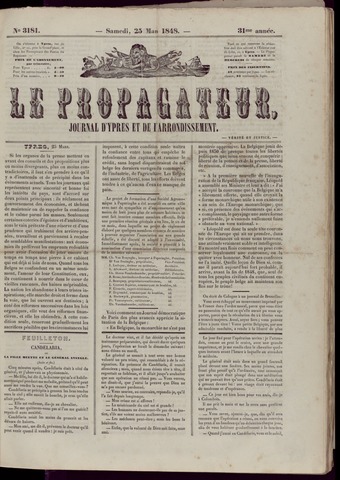 Le Propagateur (1818-1871) 1848-03-25