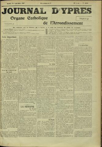 Journal d’Ypres (1874 - 1913) 1907-09-14