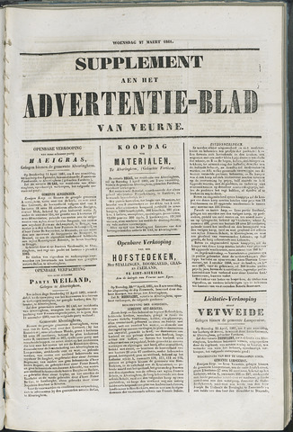 Het Advertentieblad (1825-1914) 1861-03-27