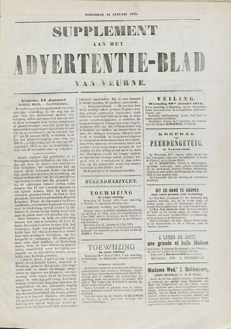 Het Advertentieblad (1825-1914) 1874-01-14