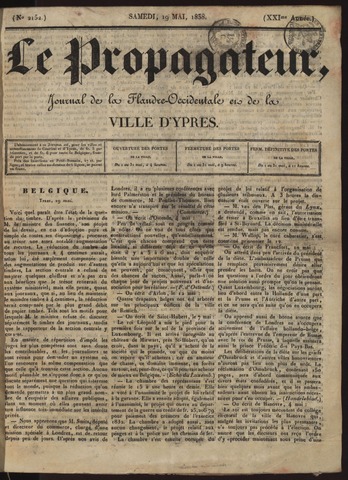 Le Propagateur (1818-1871) 1838-05-19