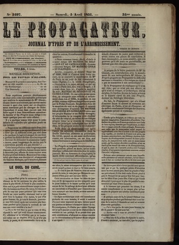 Le Propagateur (1818-1871) 1851-04-05