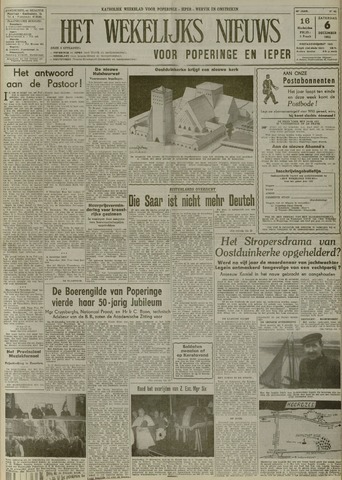 Het Wekelijks Nieuws (1946-1990) 1952-12-06