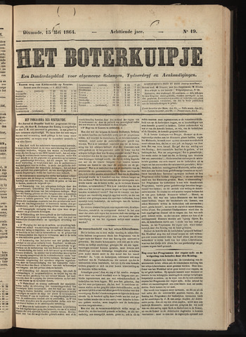 Het Boterkuipje (1846-1871) 1864-05-15