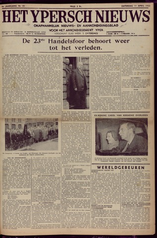 Het Ypersch nieuws (1929-1971) 1953-04-11