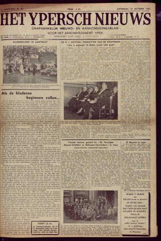 Het Ypersch nieuws (1929-1971) 1955-10-29