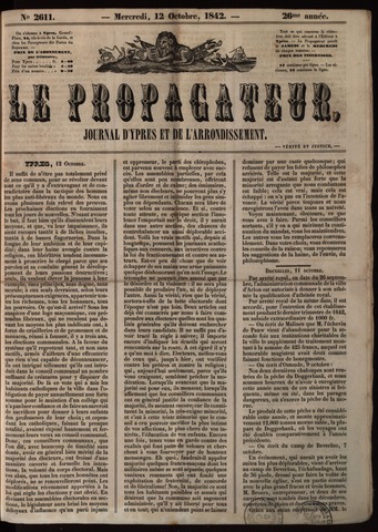 Le Propagateur (1818-1871) 1842-10-12