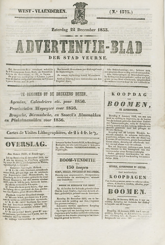 Het Advertentieblad (1825-1914) 1855-12-22