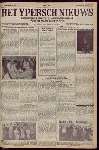 Het Ypersch nieuws (1929-1971) 1971-03-12
