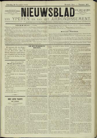 Nieuwsblad van Yperen en van het Arrondissement (1872-1912) 1872-11-24