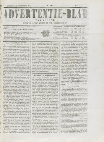 Het Advertentieblad (1825-1914) 1874-09-05