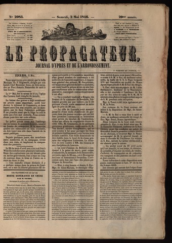 Le Propagateur (1818-1871) 1846-05-02