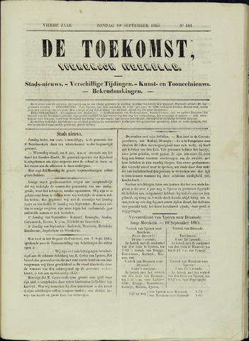 De Toekomst (1862 - 1894) 1865-09-10