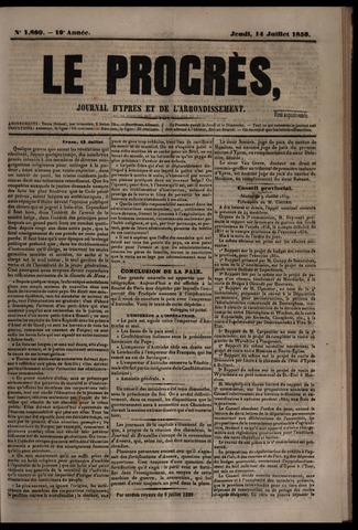 Le Progrès (1841-1914) 1859-07-14