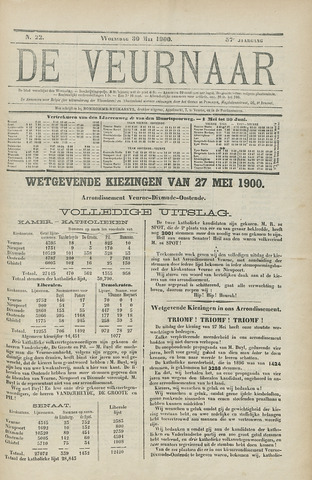 De Veurnaar (1874, 1876-1901, 1908 en 1911-1913) 1900-05-30