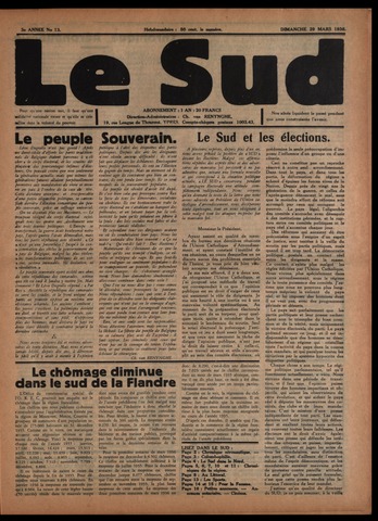 Le Sud (1934-1939) 1936-03-29