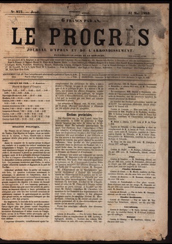 Le Progrès (1841-1914) 1883-05-31