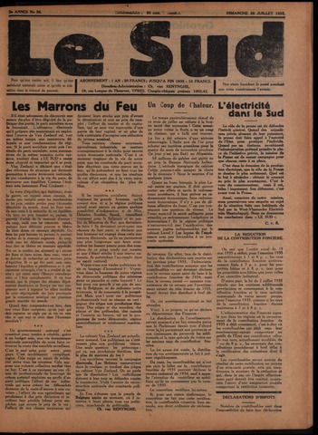 Le Sud (1934-1939) 1935-07-28