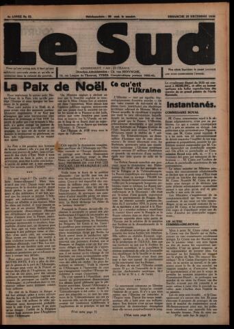 Le Sud (1934-1939) 1938-12-25