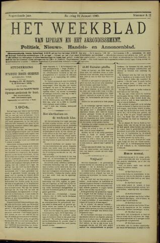 Het weekblad van Ijperen (1886-1906) 1905-01-21
