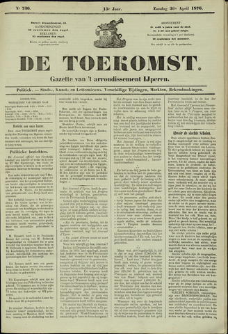 De Toekomst (1862-1894) 1876-04-30
