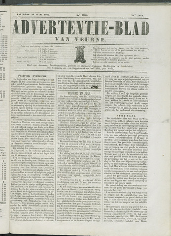 Het Advertentieblad (1825-1914) 1865-07-29