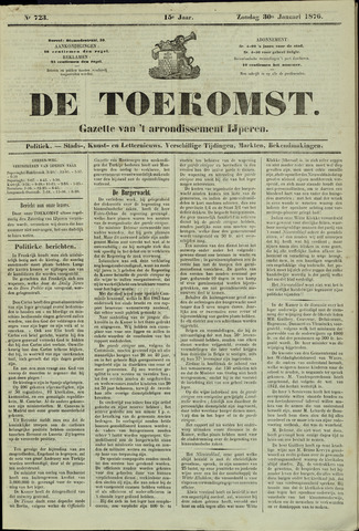 De Toekomst (1862-1894) 1876-01-30