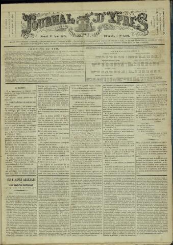 Journal d’Ypres (1874-1913) 1878-08-31