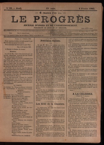 Le Progrès (1841-1914) 1893-02-02