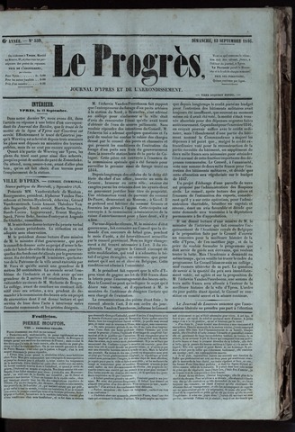 Le Progrès (1841-1914) 1846-09-13
