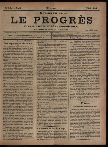 Le Progrès (1841-1914) 1896-05-07