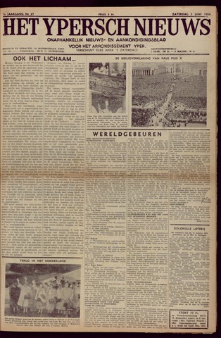 Het Ypersch nieuws (1929-1971) 1954-06-05