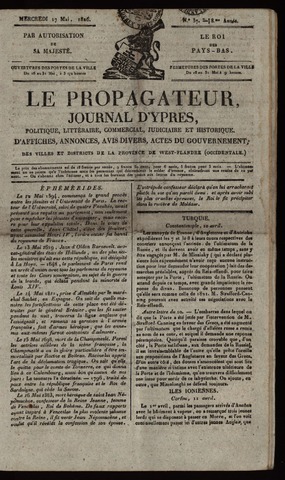 Le Propagateur (1818-1871) 1826-05-17