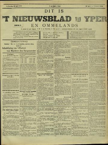 Nieuwsblad van Yperen en van het Arrondissement (1872 - 1912) 1911-04-29