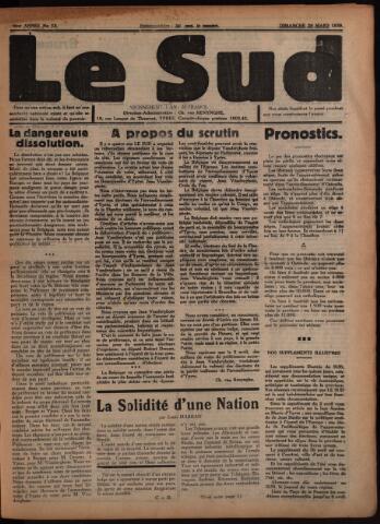 Le Sud (1934-1939) 1939-03-26