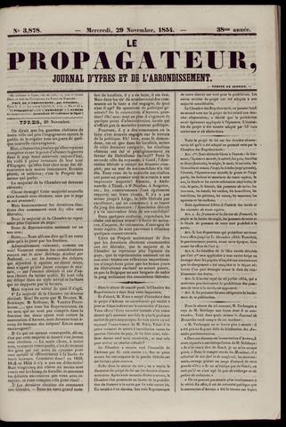 Le Propagateur (1818-1871) 1854-11-29