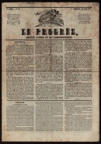Le Progrès (1841-1914) 1842-04-10
