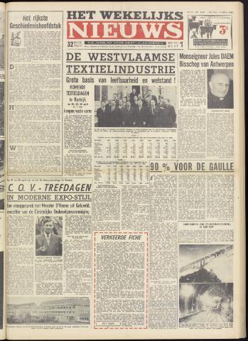 Het Wekelijks Nieuws (1946-1990) 1962-04-13