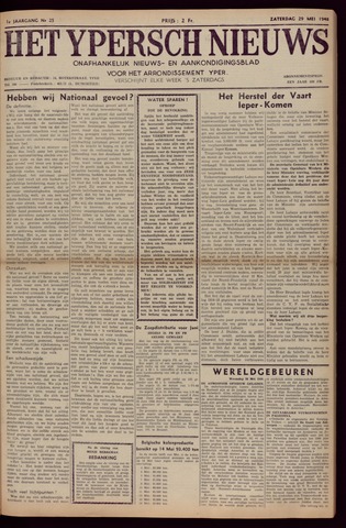 Het Ypersch nieuws (1929-1971) 1948-05-29