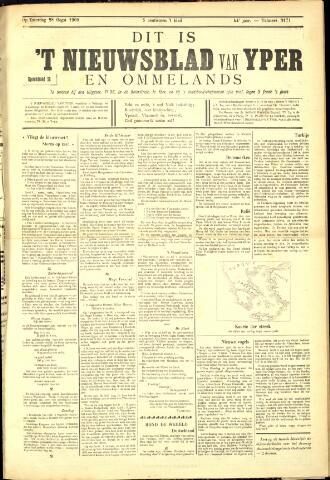 Nieuwsblad van Yperen en van het Arrondissement (1872 - 1912) 1907-08-28