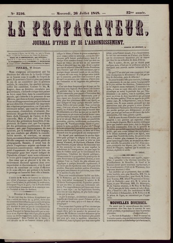 Le Propagateur (1818-1871) 1848-07-26