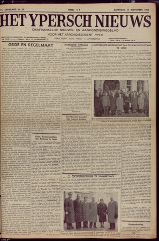 Het Ypersch nieuws (1929-1971) 1958-11-15