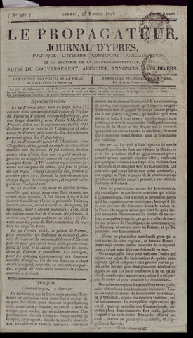 Le Propagateur (1818-1871) 1828-02-23