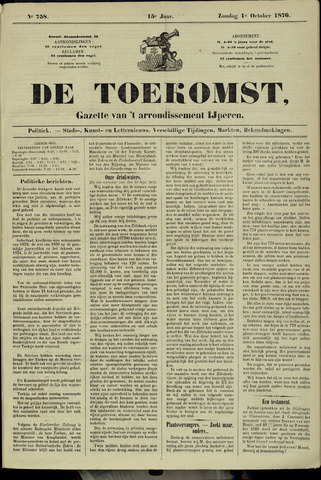 De Toekomst (1862 - 1894) 1876-10-01