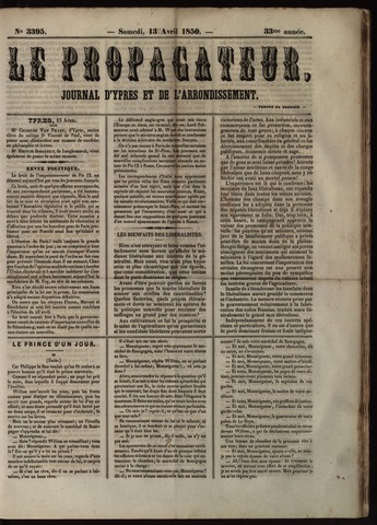Le Propagateur (1818-1871) 1850-04-13