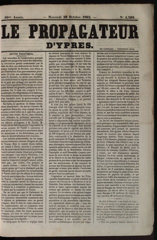 Le Propagateur (1818-1871) 1862-10-29
