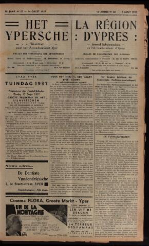 Het Ypersch nieuws (1929-1971) 1937-08-14