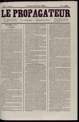 Le Propagateur (1818-1871) 1858-08-14