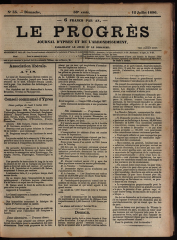 Le Progrès (1841-1914) 1896-07-12
